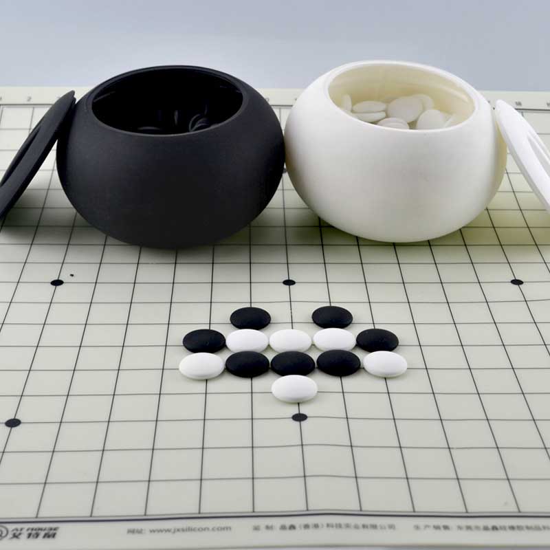 Silicone Weiqi Board Weiqi Game Stones kousky vzdělávací hračka