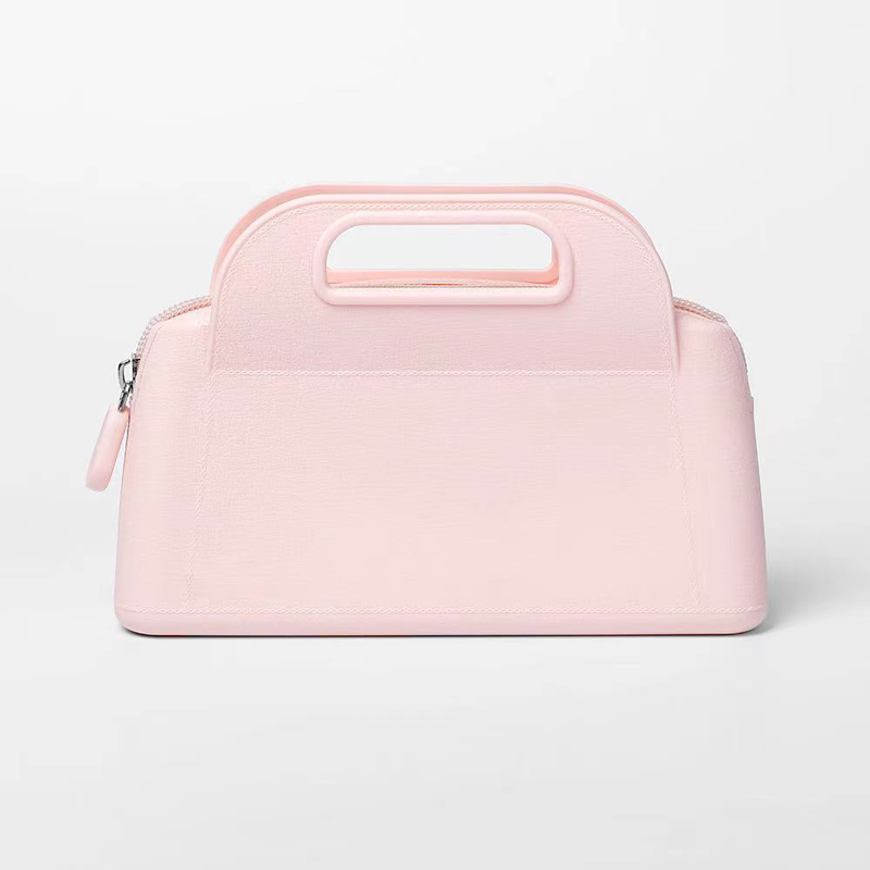 Vodotěsný křemíkový kabelku Vlastní módní matná barevná silikonová taškyna tote tašky Ravel Cosmetic Bag